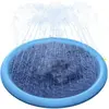 Tapis De Jeu Gonflable Avec Fontaine À Eau, 170 Cm, Pvc, Bleu