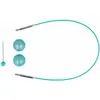 KnitPro Câble, Acier inoxydable, Bleu, Un Taille
