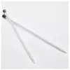 Aiguilles à tricoter en aluminium 40cm Basix du N°2,25 au N°9 - Knitpr...
