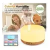 Humidificateur de diffuseur d'arôme d'huile essentielle atomisée par 1000 ml multicolore