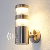Lindby Applique d'extérieur LED Lanea droite, capteur
