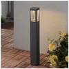 LAMPENWELT.COM Lucande Borne lumineuse LED Bernd, 60 cm, anthracite, aluminium