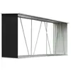 VIDAXL BEST SELLER Abri de stockage à bois Acier galvanisé - 330x84x152cm Anthracite - Accessoire range-bûches - 4012522
