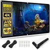 Ecran Videoprojecteur 84 Pouces,Double Face Portable Murale Ecran de P...
