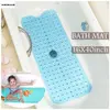 OLY MAGIC - 100 x 40 cm Tapis de Baignoire Antidérapant Transparent lo...
