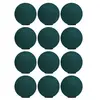 Non communiqué Lot de 12 boule tissu décoratif suspendu pour fête, christms guirlande ornement, boule brillant et scintillant coloris bleu pétrole - Diamètre 6 cm -JUANIO-