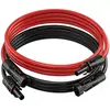 FOCTRO Câble Solaire Photovoltaïque - Rallonge De Connexion 4mm² 1/2/3...