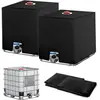 TEHTUY 2pc Bache Pour Cuve Ibc 1000l, Bâche Recuperateur D Eau De Plui...