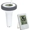 SNQ Thermomètre Piscine Sans Fil Flottant, Thermomètre De Piscine Conn...