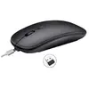 Souris Sans Fil, Souris Sans Fil Rechargeable Par USB, Souris D'ordinateur Portable Souris De Bureau 2,4G Silencieuse