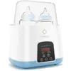 Baby Bottle Warmer & Bottle Sterilizer, 6 In 1 Double Bottle Warmer Fo...