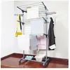Jeobest - tendoir Linge Intérieur sur 3 Niveau Séchoir à Linge Extensi...