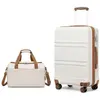 Kono Valise de Voyage Trolley Rigide en ABS avec Bagages à Main à 4 ro...