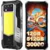 Oukitel Smartphone robuste WP100 Titan, 33000mAh, 6,8" 120Hz, 12Go+512...