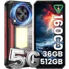 OUKITEL WP56 Smartphone 5G Robuste 36Go + 512 Go 16000mAh 6.8 Haut-par...