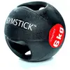 Gymstick Ballon De Médecine En Caoutchouc Avec Poignées 6kg