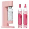 Machine à eau pétillante MYSODA Woody Pink - Pack 2 cylindres CO2 60L ...