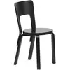 Chaise 66 - Pieds bouleau noir /Assise bouleau noir Artek