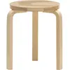ARTEK - Tabouret empilable Artek + Marimekko - Bois naturel - Lamellé-...