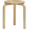 ARTEK - Tabouret empilable Artek + Marimekko - Bois naturel - Lamellé-...