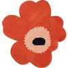 Marimekko - Tapis de bain Unikko - Orange - Coton éponge - Designer Ma...