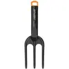Fourche à massifs - FISKARS - Fourche bi-matière Solid  - Protège les racines et désherbe