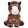 Lumo Stars Peluche poney en peluche Reino 15 cm marron