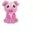 Lumo Stars peluche en peluche Lumo Pig Piggy15 cm rose