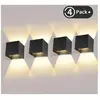 4 Pièces Applique Murale led Exterieur 12W Appliques Murales Interieur...
