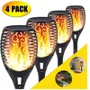 Lumière solaire de torche, lumière de flamme de scintillement de 96 le...