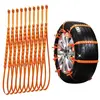Chaîne à Neige pour Voiture - Universelle - 10 Pcs - Orange