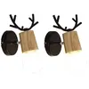 2 Pack Lampe Murale Tête de Cerf Rétro Applique Murale Eclairage Chamb...