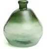Bazar Bizar Vase de forme ronde en verre recyclé vert H45