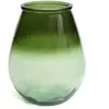 Bazar Bizar Vase en verre recyclé vert H35