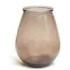 Bazar Bizar Vase en verre recyclé beige H35