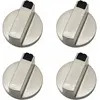 AYXHY Bouton Cuisinière à Gaz - Lot de 4 Boutons de Commande en Métal ...
