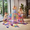 Mega kit de construction magnétique Creative Pastel (210 pièces)