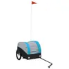 VIDAXL Meilleures Remorque de vélo-Remorque de marchandises-noir et bleu 30 kg fer SSDC5947763