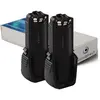 Lot de 2 batteries type BAT504 pour Bosch 2000mAh 3.6V - Visiodirect -