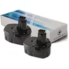VISIODIRECT Lot de 2 batteries type DE9071 pour DEWALT 3300mAh 12V
