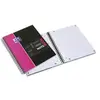 OXFORD Lot de 5 Cahiers NOTEBOOK spiralé, couverture polypro, 160 pages séyès, Format 23 x 29,7 cm, avec appli SOS NOTES