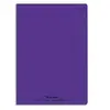 VISIODIRECT Lot de 10 Cahiers piqûre, 96 pages, Grands carreaux Seyès, Format 21 x 29,7 cm, Couverture polypro VIOLET