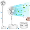 XVX Ventilateur sur Pied Portable Silencieux 9 Blanc Ventilateurs avec...