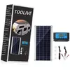 AIRFLAPS Panneau Solaire 25w 12v   Régulateur De Charge 20a   Pour Cam...