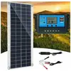 YYV Panneau Solaire 300W 12V Kit de Panneau Solaire Chargeur de Batterie Kit avec rgulateur de Charge couleurs multiples