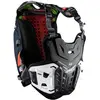 Leatt Moto 4.5 Hydra 3in1 Protecteur de poitrine de motocross, noir-rouge pour Hommes
