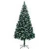 Sapin De Noël Avec Pommes De Pin Et Neige Blanche 210 Cm
