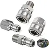 TKAAKT Raccords Haute Pression 1/4 Pouce Filetage Intérieur Npt   4 Pi...