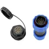 TKAAKT Connecteur Étanche Ip68 14 Broches Pour Câble Led Femelle À Sou...