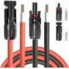 TKAAKT Cable D'Extension Solaire Connecteur Male Et Femelle Vers Fil N...
